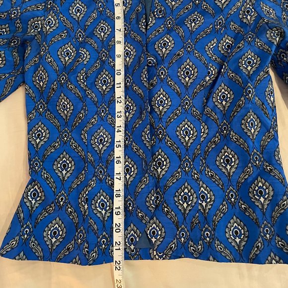 Custom made silk jacket, vintage from Japanese raw silk - Picture 6 of 8